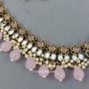 Katyayani Mirror Jewellery Set - Light Pink