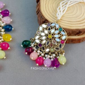 Katyayani Mirror Jewellery Set - Multicolor