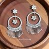 Kriti Sanon Oxidised Earrings-09 Kriti Sanon Oxidised Earrings