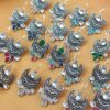 Olivia Oxidised Earrings - combo of 6-04 Olivia Oxidised Earrings - combo of 6