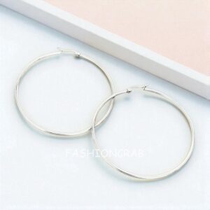 Silver Hoop Earrings