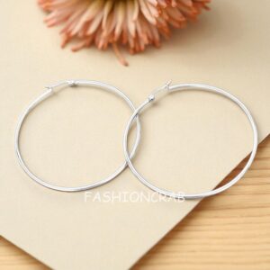 Silver Hoop Earrings