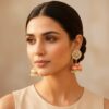 Idika Orange Jhumka Earring