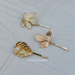 Leaf Shaped Hair Pins for Girls