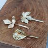 Leaf Shaped Hair Pins for Girls