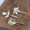 Leaf Shaped Hair Pins for Girls