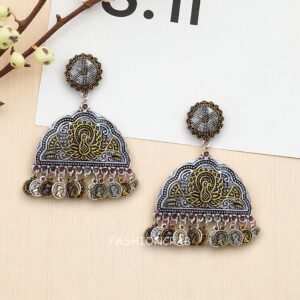 Mahi Oxidised Earrings