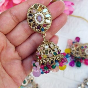Navee Mirror Jewellery Set - Multicolor