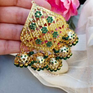 Simran Jadau Earrings – Green