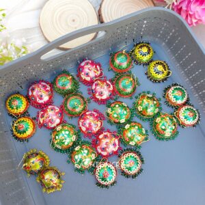 Assorted Meenakari Set of Earrings 5