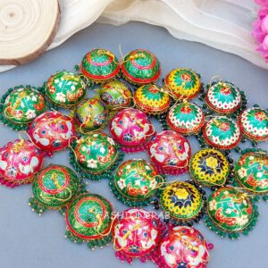 Assorted Meenakari Set of Earrings 5