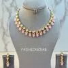 Esha Light Pink Kundan Jewellery Set