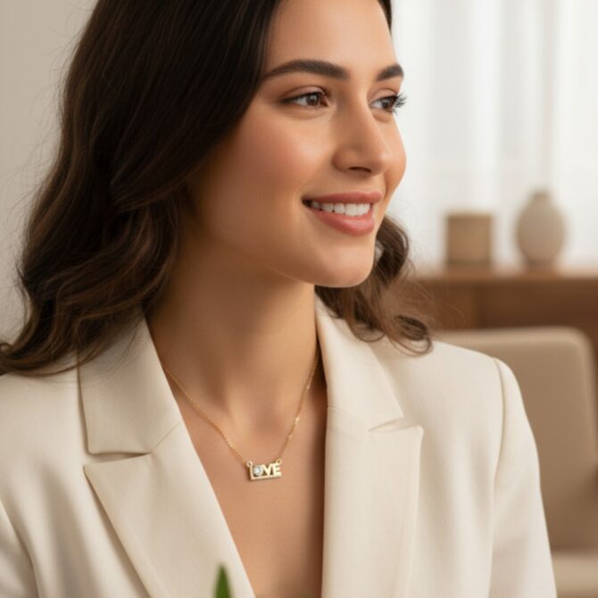 Love Pendant Chain for Girlfriend