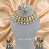 Mouni White Kundan Jewelry