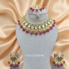 Mouni Wine Kundan Jewelry