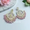 Pink Chandbali Earring Pink Chandbali Earring