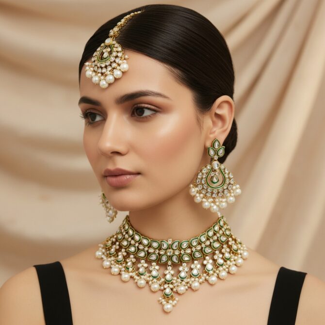 Ruchika Kundan Choker Set-07