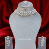 Zeenat Purple AD Necklace Set