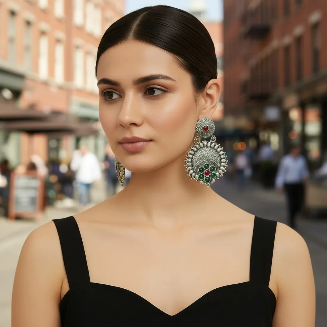 Darshvi Brass Earrings - Image 5