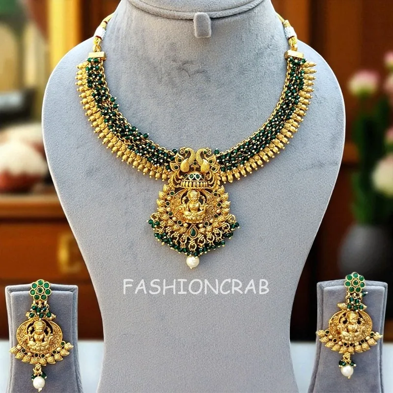 Green Temple Jewellery Set