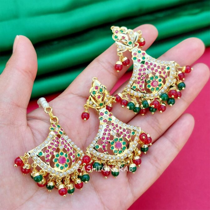 Jadau Pendant Set