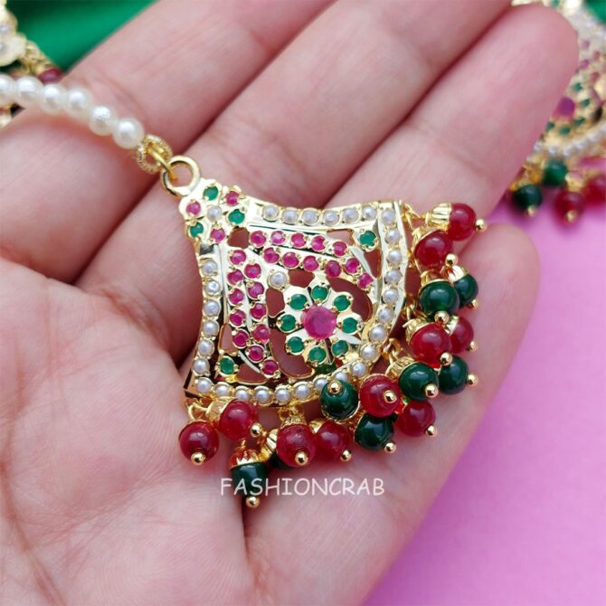 Jadau Pendant Set