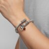 Om Kada Bracelet for Men Silver