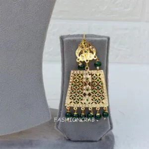 Rehana Jadau Jewellery Dark Green