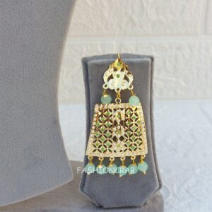 Rehana Jadau Jewellery Pista Green