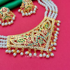 Simi Jadau Set Multicolor