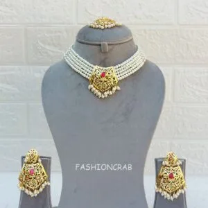 Surveen Jadau Jewellery Multicolor