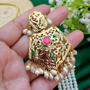Surveen Jadau Jewellery Multicolor