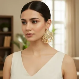Kundan Earrings for Wedding