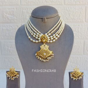 Bani Navratna Jewellery White