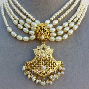 Bani Navratna Jewellery White