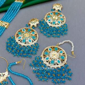 Bridal Jewellery Set Blue