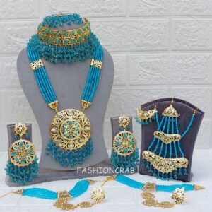 Bridal Jewellery Set Blue