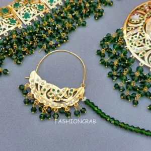 Bridal Jewellery Set Green