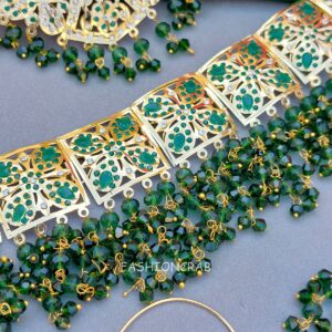 Bridal Jewellery Set Green