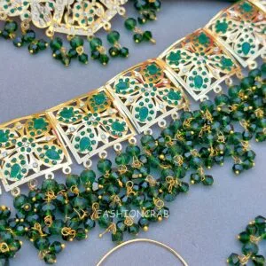 Bridal Jewellery Set Green