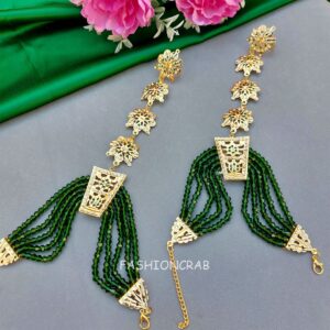 Bridal Jewellery Set Green