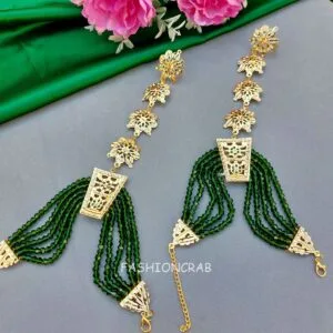 Bridal Jewellery Set Green