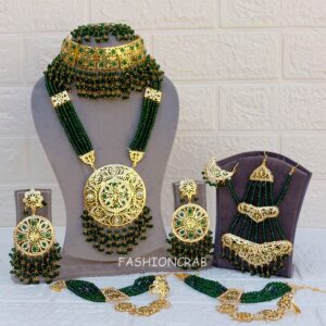Bridal Jewellery Set Green