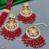 Bridal Jewellery Set Maroon 02 Bridal Jewellery Set Maroon