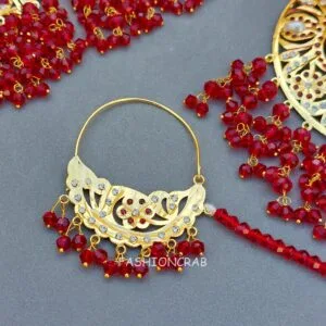 Bridal Jewellery Set Maroon