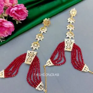 Bridal Jewellery Set Maroon