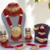 Bridal Jewellery Set Maroon