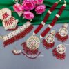 Bridal Jewellery Set Maroon Bridal Jewellery Set Maroon