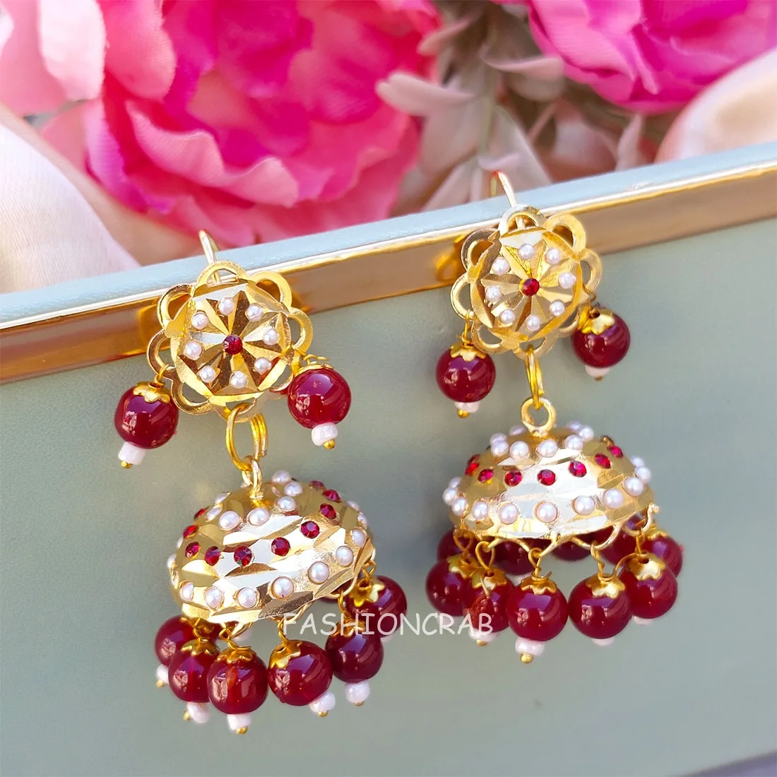 Isha Jhumka Set of 2