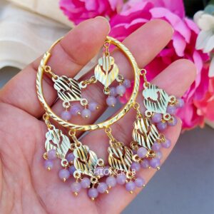 Jasleen Punjabi Earring with Tikka Set of 2